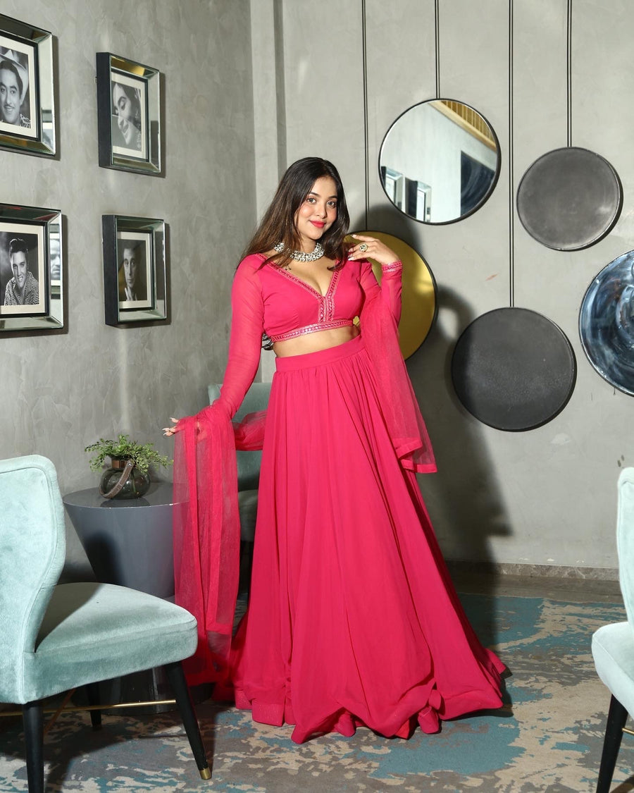 Begonia Bloom Lehenga Set