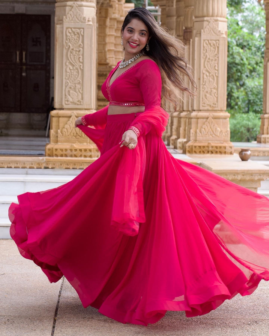 Begonia Bloom Lehenga Set