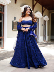 Midnight Magic Lehenga Set