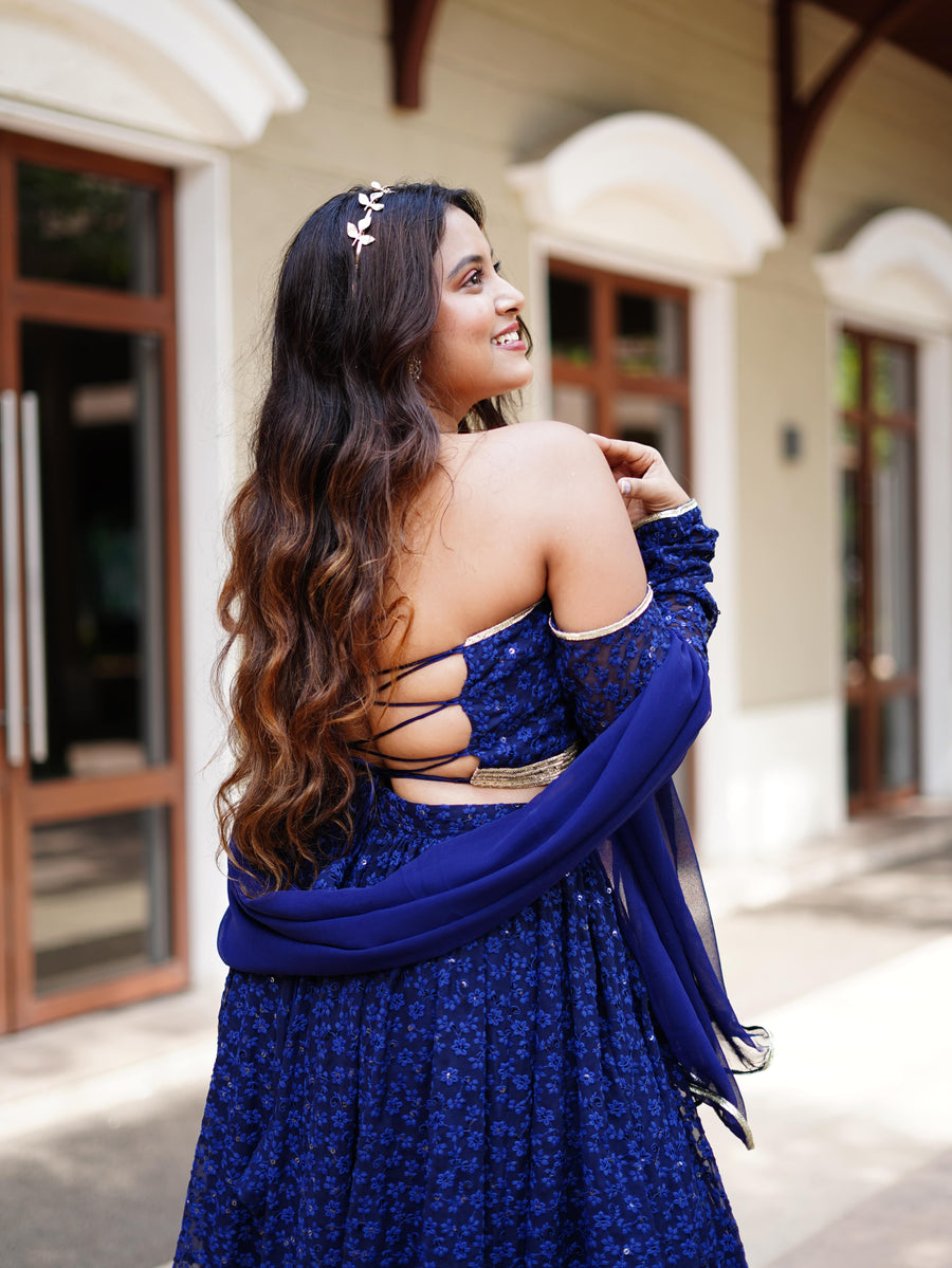 Midnight Magic Lehenga Set