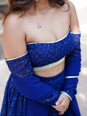 Midnight Magic Lehenga Set