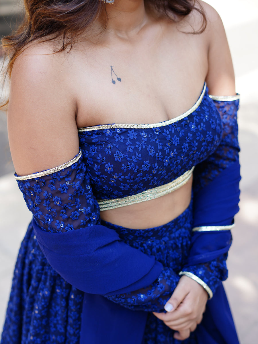 Midnight Magic Lehenga Set