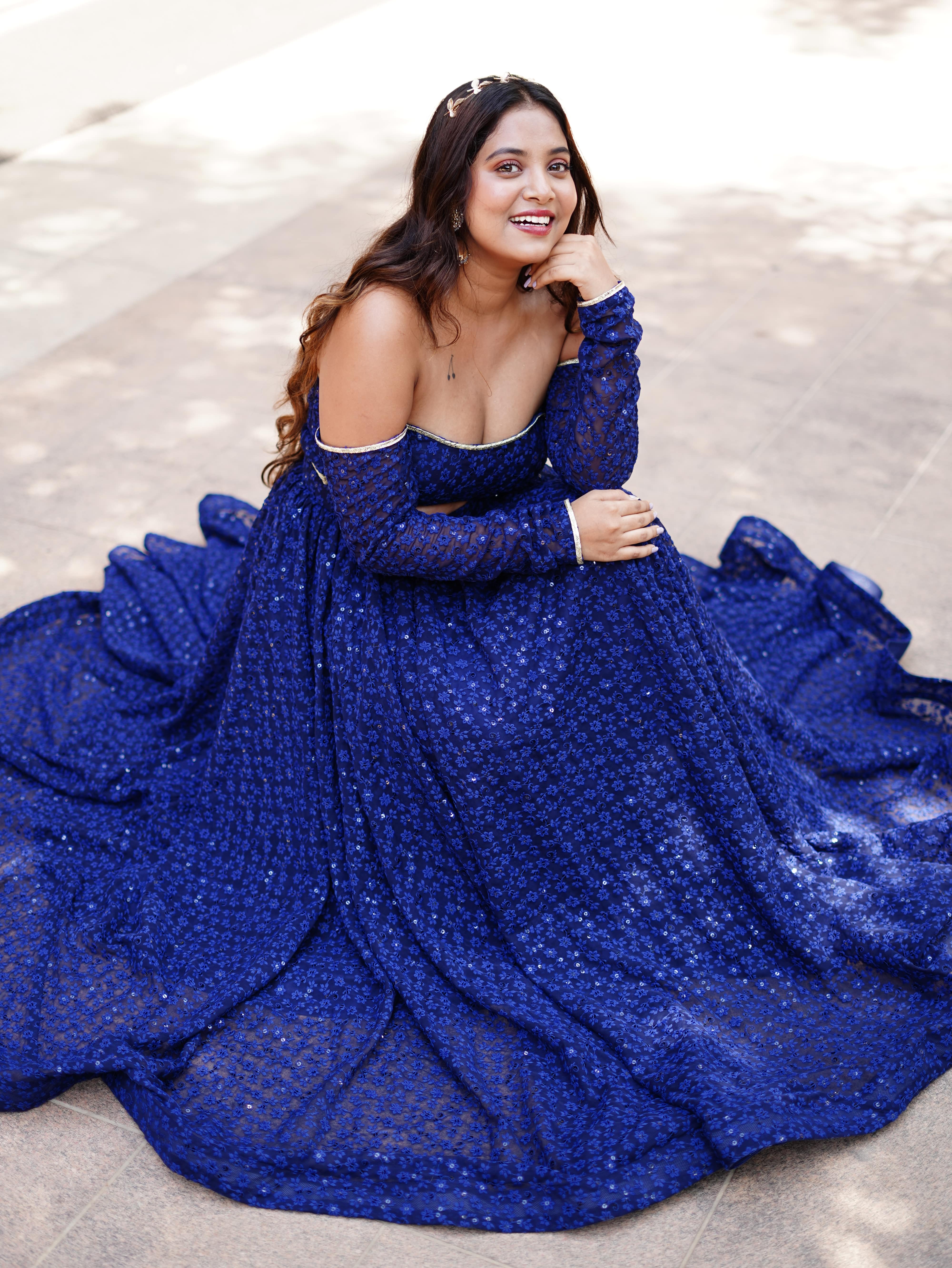 Midnight Magic Lehenga Set