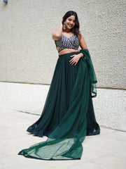 Emerald Lehenga Set