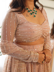 Champagne Charm Lehenga Set