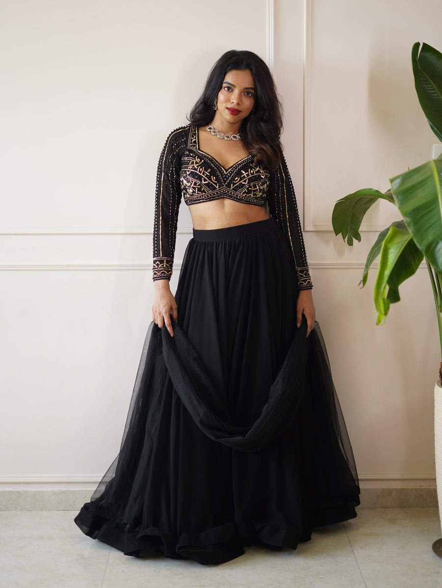 Moonlit Maharani Lehenga Set
