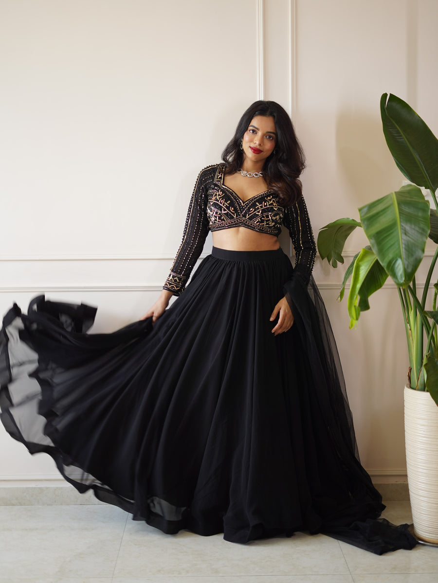 Moonlit Maharani Lehenga Set