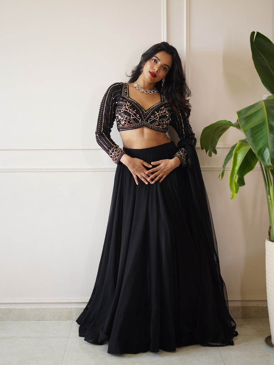 Moonlit Maharani Lehenga Set