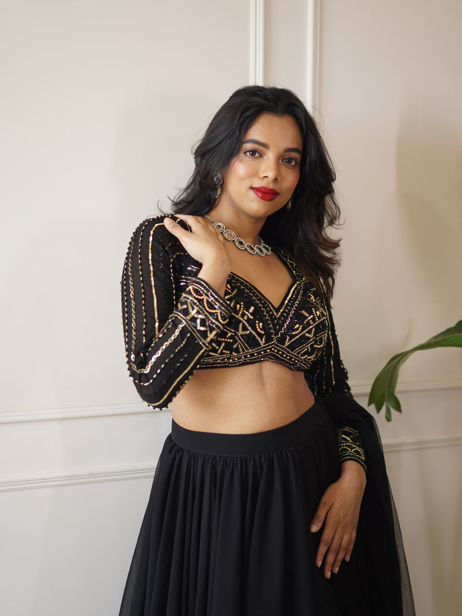 Moonlit Maharani Lehenga Set