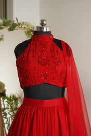 Scarlet Grace Lehenga Set