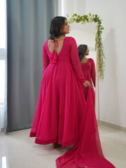 Pink Blush Anarkali
