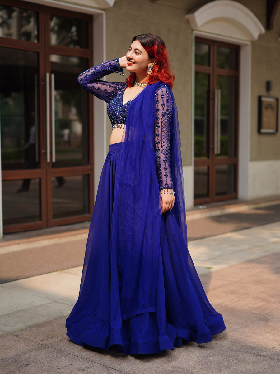 Sapphire Lehenga Set