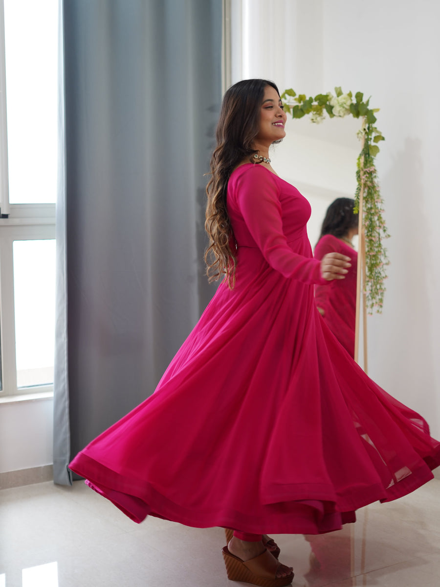 Pink Blush Anarkali