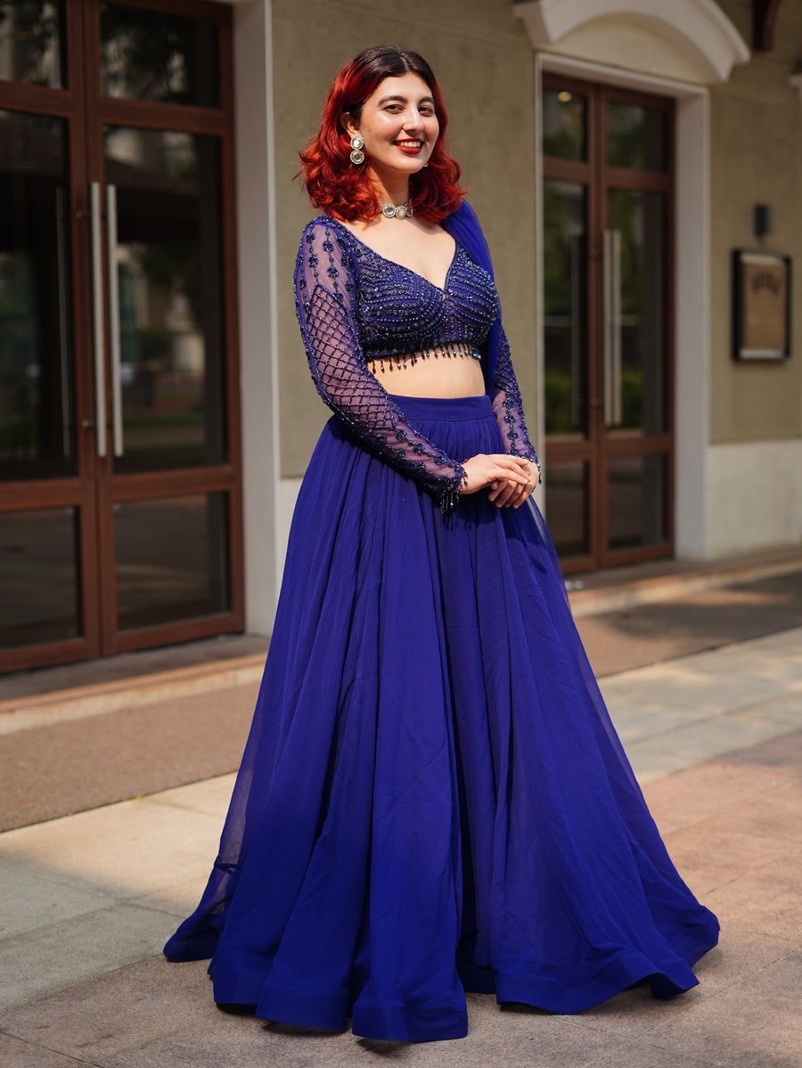 Sapphire Lehenga Set