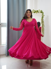 Pink Blush Anarkali