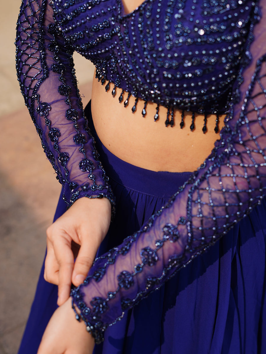 Sapphire Lehenga Set