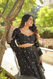 Golden Twilight Lehenga Set