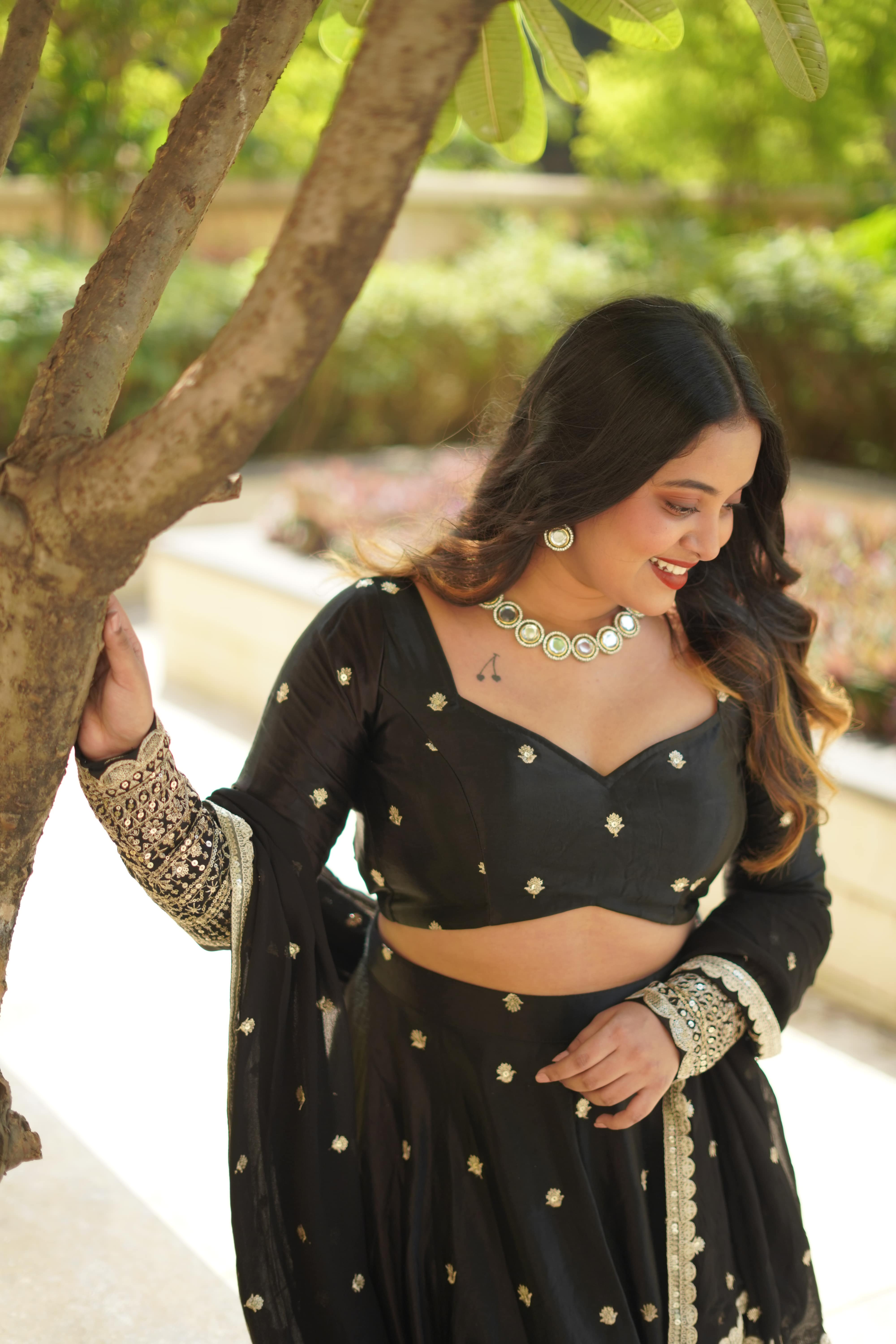 Golden Twilight Lehenga Set