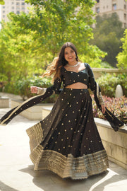 Golden Twilight Lehenga Set