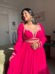 Rosé Rajkumari Lehenga Set