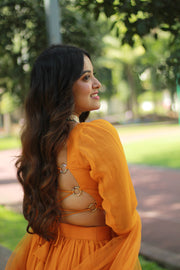Marigold Lehenga Set