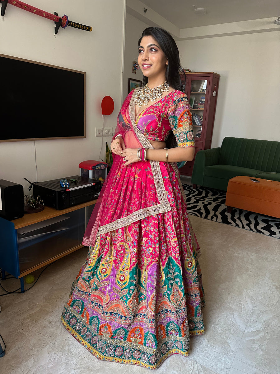 Rang-e-Rose Lehenga Set