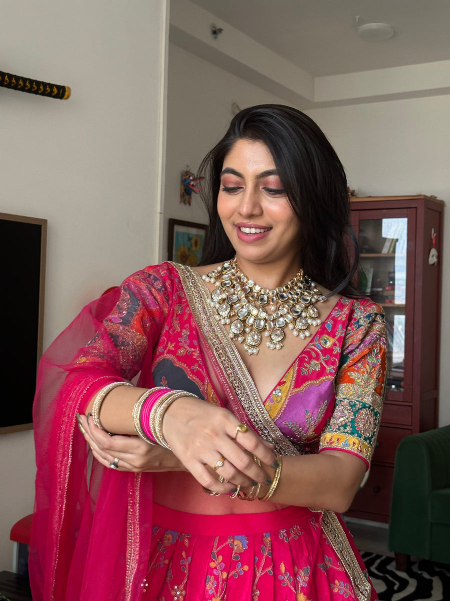 Rang-e-Rose Lehenga Set