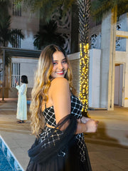 Dark Enchantment Lehenga Set